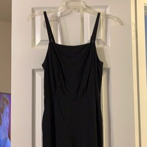 Black Square Neck Jumpsuit